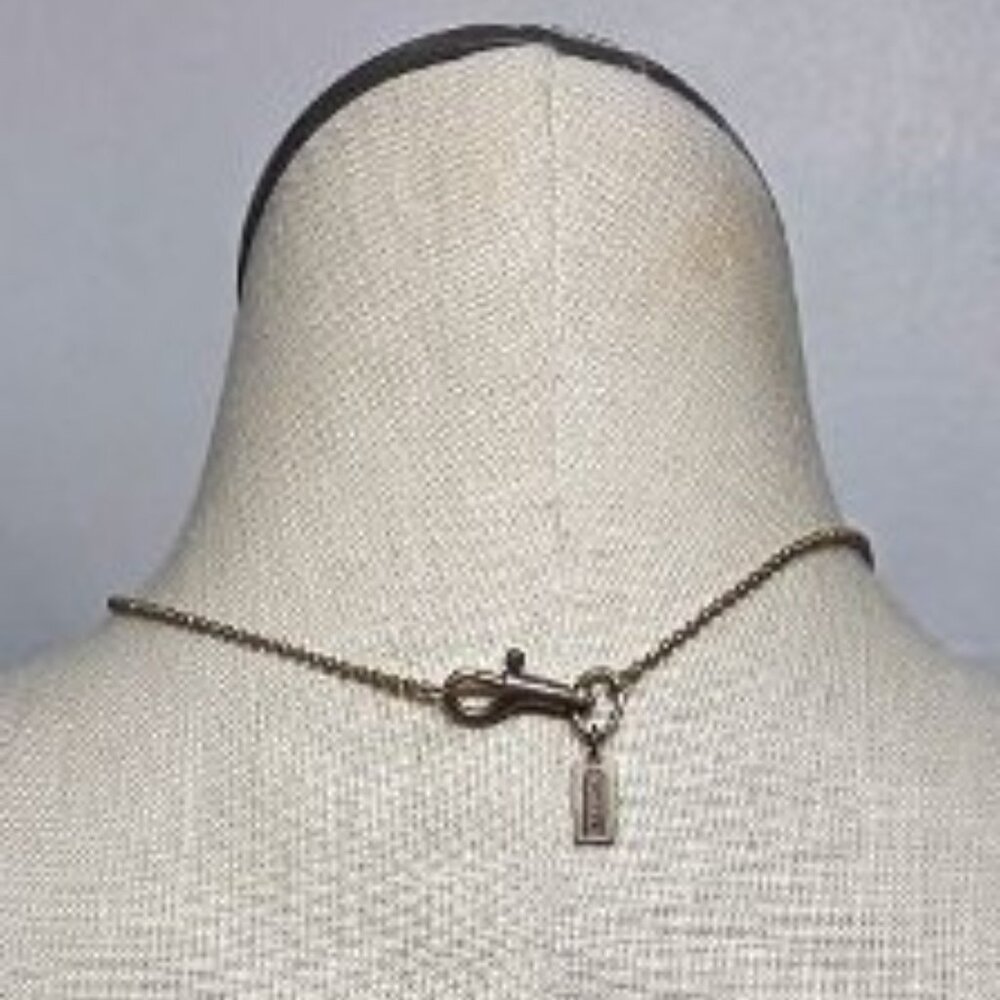 Coach Goldtone Signature C Open Ball Necklace - Picture 5 of 5